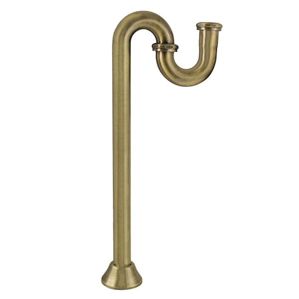 114Inch Brass STrap, 18 Gauge, Antique Brass